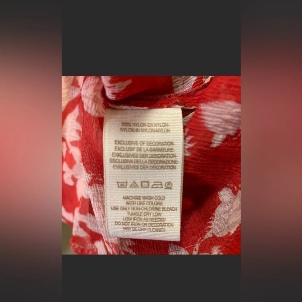 Free People Floral Hendrix Boho Blouse Sz. S EUC